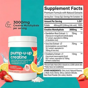 OEM/ODM Creatine Powder Support Health Supplement Creatine Monohydrate Energy Powder for Sports <strong>Nutrition</strong>/Muscle Gain - Product Image 5