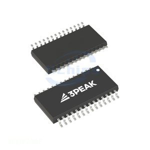 3PD9708E 28 TSSOP (0.173", 4.40mm Width) 8 BIT 125MSPS DIGITAL TO ANALOG Electronics Components Set Authorized Distributor Data - Product Image 1