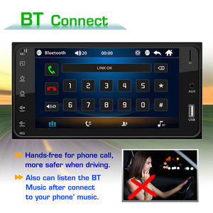 Radio de Coche 2 Din, Reproductor de DVD Estéreo Mp5 para Toyota Vios <span class=keywords><strong>Innova</strong></span> Rav4 con Bluetooth y Wifi - Product Image 4