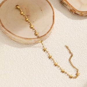Pulseras de Acero Inoxidable Estilo Océano, Resistentes al Agua, con Forma de Estrella de Mar, Chapadas en Oro, Joyería de Moda - Product Image 4
