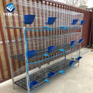automatic rabbit farm equipment commercial rabbit farm cage breeding cage for rabbit farm (Real Factory)