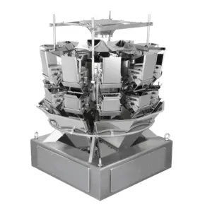 เครื่องบรรจุกึ่งอัตโนมัติ Multihead Weigher,เครื่องบรรจุชิปอาหารกึ่งอัตโนมัติดีไซน์ใหม่