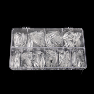 500 pièces/sac Aiguille Acrylique Ongles Artificiels En <span class=keywords><strong>Plastique</strong></span> <span class=keywords><strong>Faux</strong></span> Ongles Conseils D'art Français <span class=keywords><strong>Faux</strong></span> Ongles Conseils - Product Image 2
