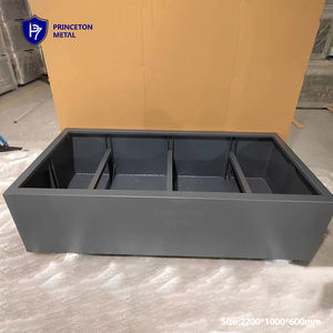 Maceta <span class=keywords><strong>de</strong></span> Aluminio con Orificios <span class=keywords><strong>de</strong></span> Drenaje, Resistente a la Intemperie y a la Corrosión, para Hierbas/Suculentas, Personalizable al por Mayor - Product Image 2