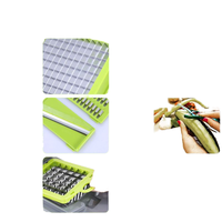 Multifunctioneel 12-In-1 Metalen Handheld Groentesnijder Keukengereedschap Voor Fruit En Groenten En Fruit Hakselaar