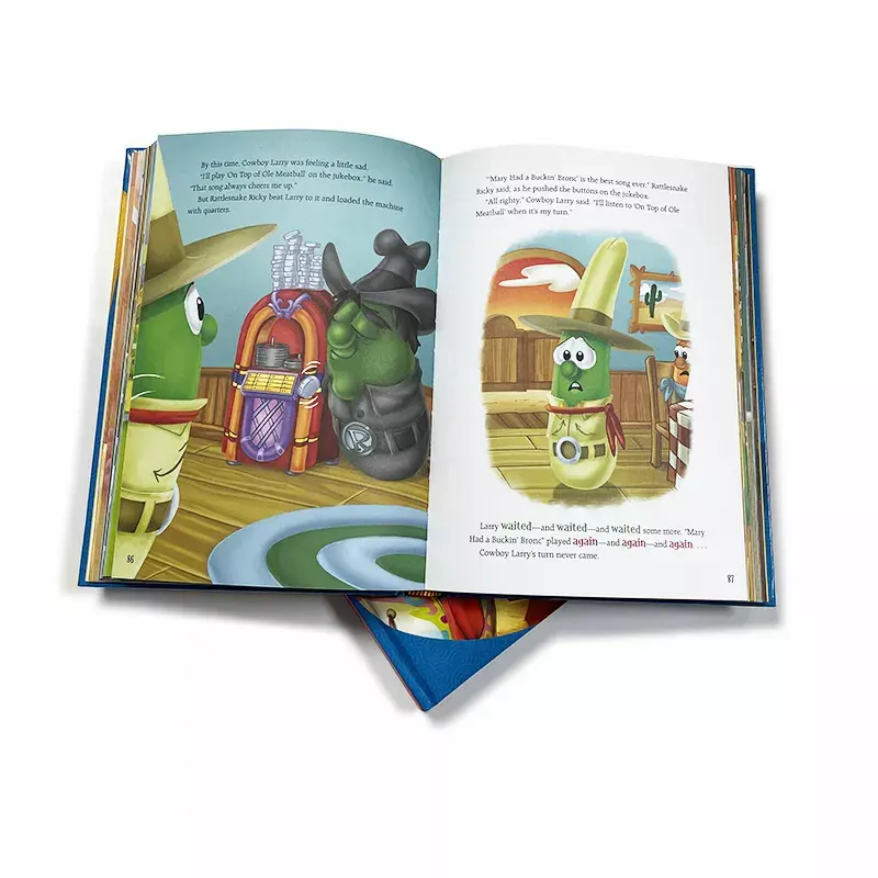 خدمات مخصصة بغلاف مقوى إنجليزي كوميك مانغا كتاب طباعة سعر معقول OEM أطفال