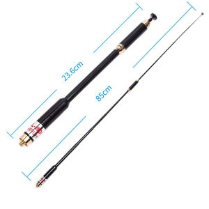Antena SMA hembra AL800 de doble banda, alta ganancia, para <span class=keywords><strong>Baofeng</strong></span> UV-S9, <span class=keywords><strong>UV9R</strong></span> Plus, UV-XR - Product Image 5