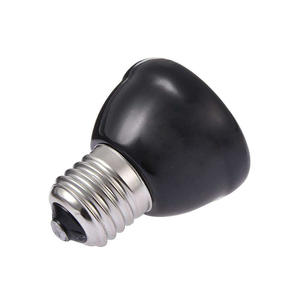Émetteurs Céramiques Infrarouges Noirs Haute Performance E27 pour Lampes Chauffantes de Reptiles 25W/50W/75W/100W - Product Image 1