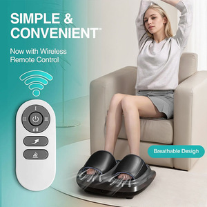 Masajeador Eléctrico de Pies con Control Remoto Inalámbrico, Batería Recargable, Diseño Transpirable para Uso Doméstico - Product Image 1