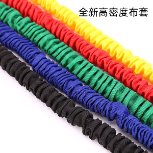 Bande de résistance Anshuv 1,2 m en TPE, corde élastique pour fitness, mise en forme du corps, yoga et exercices - Product Image 4