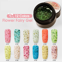 Gel à ongles fonctionnel en cristal sûr et non toxique, série Flower Fairy, gel UV LED en gros