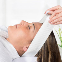 Nouveaux Bandeaux Jetables pour Soins du Visage – Élastiques, Réglables avec Bande Magique, Extensibles, Non-Tissés, Qualité Médicale