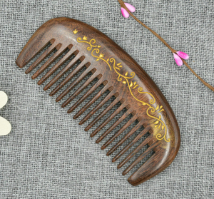 Casa ragazza sandalo lunghi capelli ricci in legno ampio dente distangolare pettini per capelli <span class=keywords><strong>Online</strong></span> - Product Image 4