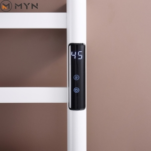 Gran oferta, accesorios de baño blancos <span class=keywords><strong>mate</strong></span>, <span class=keywords><strong>toallero</strong></span> secador, <span class=keywords><strong>toallero</strong></span> eléctrico plegable montado en la pared, <span class=keywords><strong>toallero</strong></span> calentado - Product Image 4