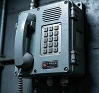 Échantillons Gratuits - Téléphone Antidéflagrant et Anti-Bruit KTH123 pour l'Exploitation Minière, 60V DC 35mA, Transmission 10km, Niveau Sonore 90dB