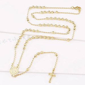 Meilleure vente de chaîne de mode plaquée or 18 carats de Dubaï 4mm, collier à chaîne en alliage de cuivre pour hommes - Product Image 5