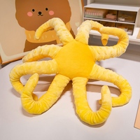 Peluche de poulpe mignonne, douce et moelleuse, jouet en peluche animal marin pour amis, famille, décoration de la maison, chambre, canapé, cadeau