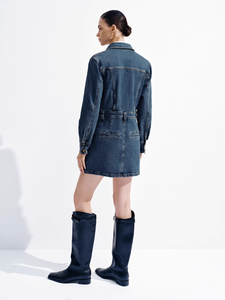 Nuovo <span class=keywords><strong>Abito</strong></span> <span class=keywords><strong>in</strong></span> Denim da <span class=keywords><strong>Donna</strong></span> Primavera Estate 2026, Vestito Sexy Casual Vintage Y2K Elegante Streetwear ad Asciugatura Rapida - Product Image 4