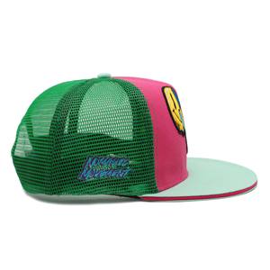 Casquette de camionneur pour adultes et enfants, 5 panneaux, 100% coton, logo brodé 3D personnalisé, haute qualité, couleur contrastée - Product Image 3