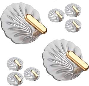 Crochet adhésif mural en acrylique transparent de forme élégante pour salle de bain, cuisine, salon, porche, chambre à coucher - Vente en gros - Product Image 1