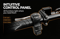 Sepeda Motor Trail Listrik 2026 Light Bee Style Terbaru 3 Kecepatan 6000W Peak Mid-Drive 60V 30Ah