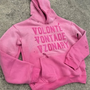 Sudadera con Capucha Personalizada de Felpa Francesa Gruesa, con Apliques Bordados, Lavado Ácido, Decoloración al Sol y Efecto Desgastado - Product Image 2