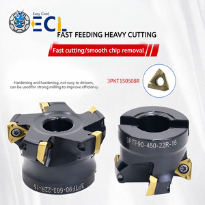 Fresa CNC ECL 3P TF90-450-22R-15 con insertos triangulares - Product Image 2