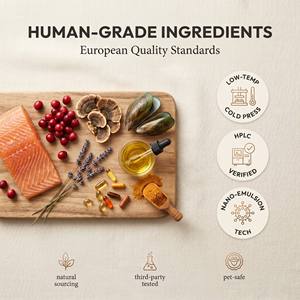 Aceite de Salmón Noruego Puro 500ml para Perros, Omega 3, Aceite de Pescado para la Salud de la Piel, Articulaciones y Corazón, Botella de Vidrio con Bomba, Suministro de Marca Privada - Product Image 4