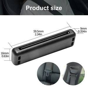 Boucle de ceinture de sécurité en plastique populaire, accessoire d'intérieur de <span class=keywords><strong>voiture</strong></span> assorti à la couleur tendance - Product Image 3