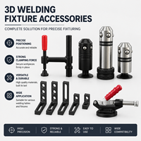 Kit de fixation pour plateforme de soudage 3D, gabarits modulaires de positionnement et de serrage pour table de soudage en fonte