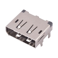 DP 리셉터클 20핀 암형 PCB 커넥터, SPCC/황동 쉘, 작동 온도 -55~+105도