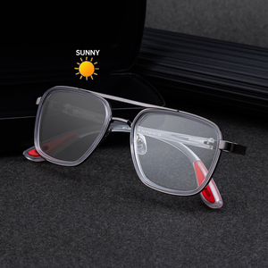 Occhiali da <span class=keywords><strong>Sole</strong></span> Partagas con Logo Personalizzato, Doppia Asta a Molla, Lenti Fotocromatiche Anti Luce Blu UV400 per Uomo - Product Image 4