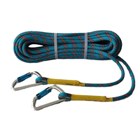 Corde d'escalade de sécurité statique double tressée en polyester nylon 6mm 8mm 10mm 12mm