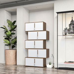 Ofis belge dolabı çelik Metal istifleme depolama dolabı kilitleme kapıları ve Modern çalışma alanı için büyük dosya kapasitesi - Product Image 3