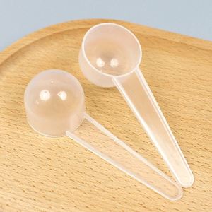 Cuillère doseuse en plastique PP de qualité alimentaire, à manche court et fond rond, pour poudre et liquide, 10g, vente en gros - Product Image 4