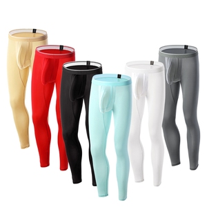 Pantalones cálidos de invierno para <span class=keywords><strong>hombre</strong></span>, pantalón largo John, separación tipo bala, mallas térmicas ajustadas funcionales, ropa interior térmica, pantalón - Product Image 1