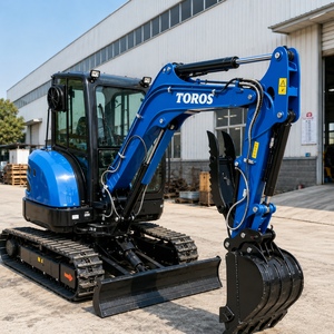 Offre Spéciale Mini-Excavatrice TOROS 1 Tonne 2 Tonnes 3,5 Tonnes CE EPA avec Moteur pour Travaux Routiers - Product Image 3