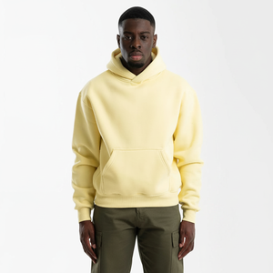 เสื้อฮู้ดผู้ชายแขนยาวผ้าฝ้ายผสม - Product Image 1