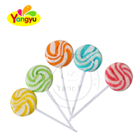 Sucette bonbons rond plat tourbillon sucette bonbons