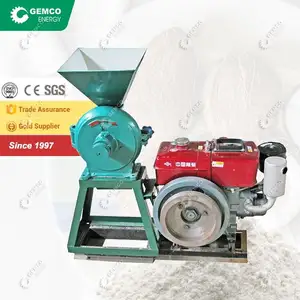 Famosa Marca Pequena Escala Crusher Ervilha Milho Moagem Máquina Para Esmagar Mandioca, Batata Seca, Atta Chakki Farinha