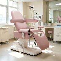 Fauteuil gynécologique électrique à triple moteur, homologué CE, pour cliniques, hôpitaux et centres de contraception