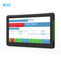 Özelleştirilmiş OEM WA1336T RK3566 duvara montaj taşınabilir konferans rezervasyon cihazı LED ışıkları ile dokunmatik ekran Android tablet