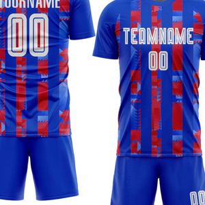 Conjunto de Uniforme de Fútbol Profesional de Manga Corta, Ropa Deportiva Transpirable para Equipo, Kit de Entrenamiento con Pantalones Cortos - Product Image 4