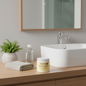 Acondicionador sin enjuague SunpinHerb con aceite de ricino negro jamaicano de 16 oz para cabello dañado y teñido, hidratante y reparador. - Product Image 2