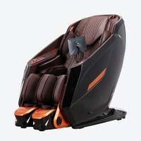 Fauteuil de massage corporel complet à commande vocale, écran LCD, massage par airbag, chargement sans fil, rouleau pour mollets, ions négatifs