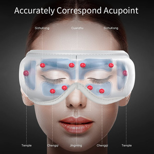 Masseur oculaire intelligent pliable électrique coréen avec logo personnalisé, soulagement de la fatigue oculaire, airbag, chaleur, vibration, musique - Product Image 2