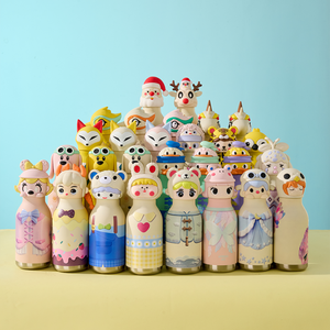 Hot Sale Gold Printing Kids Thermal Mug Vacuum Flask Luxury 316 Steel <b>Water</b> <b>Bottle</b> - Product Image 5