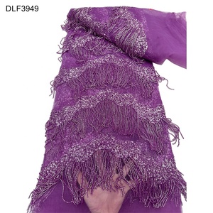 <span class=keywords><strong>Tessuto</strong></span> in Pizzo con Perline di Alta Qualità all'Ingrosso per Abiti da Cerimonia e Matrimonio, <span class=keywords><strong>Tessuto</strong></span> in Pizzo con Paillettes e Nappe Lucide - Product Image 4