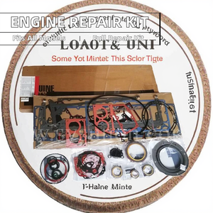 Kit de réparation complet du moteur O/H neuf, 4089391 4376512 K19 KTA19, jeu de joints inférieurs du moteur pour excavateur - Product Image 2