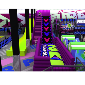 Bettaplay Parque de Trampolines Personalizado para Niños y Adultos, Circuito Ninja, Tobogán Grande, <span class=keywords><strong>Arena</strong></span> de Saltos, Equipo de Juegos Interior - Product Image 1